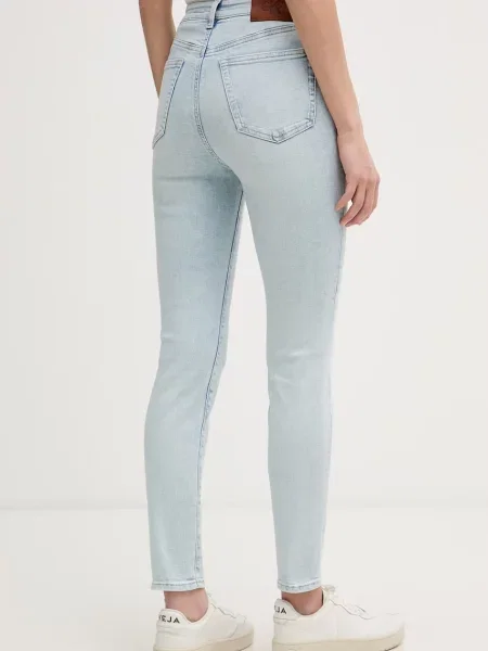 Calvin Klein Jeans jeansy skinny niebieskie