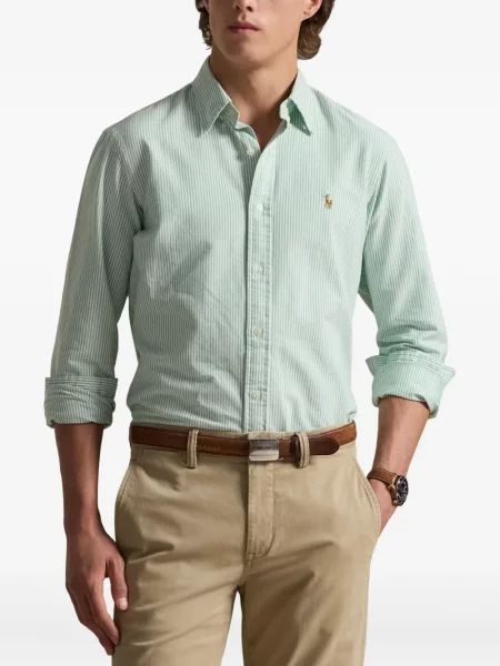 Șapcă Polo Ralph Lauren cu broderie din țesătură twill în carouri albastru