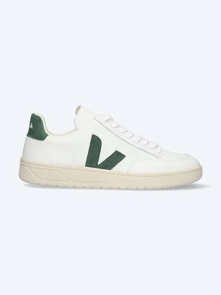 Pantofi Veja din piele alb