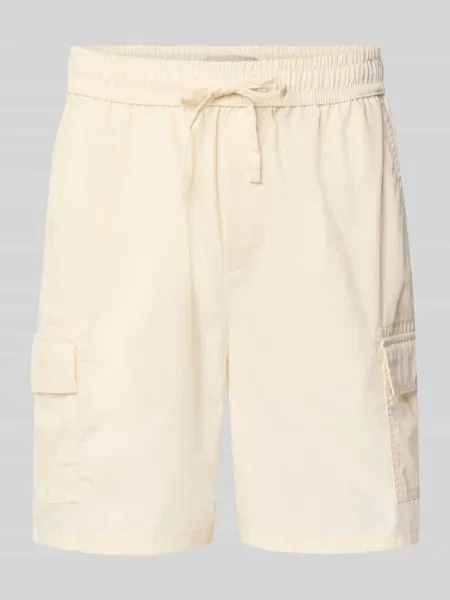 Szorty cargo o kroju regular fit z dodatkiem bawełny Only & Sons białe