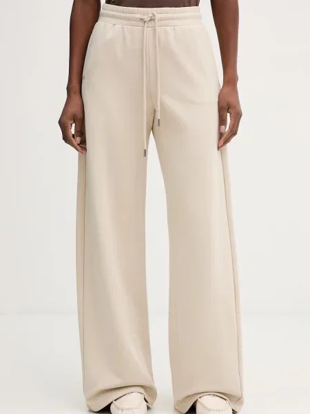MM by Max Mara pantaloni de trening OVATTA bej