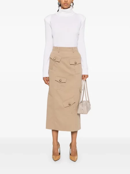 Midi sijonas Moschino ruda
