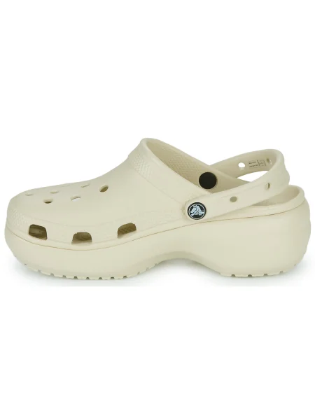 Pantofi Crocs cu platformă clasici bej