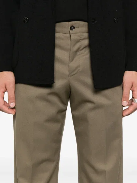 Pantaloni Pt Torino de lână verde