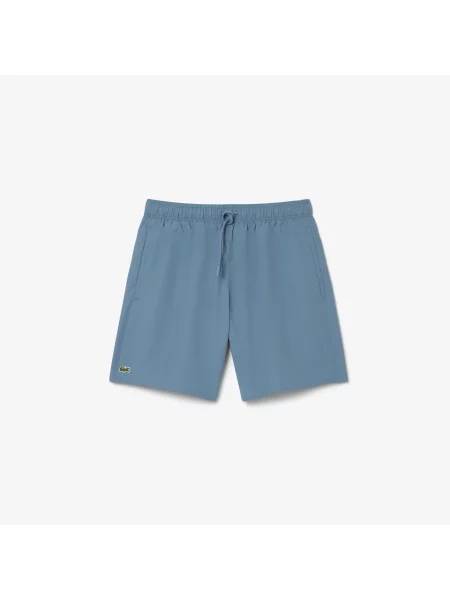 Lacoste Monochromatyczne Kąpielówki niebieskie