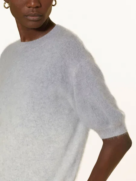 Herzen's Angelegenheit Dzianinowa Koszulka Z Kaszmiru grau szara