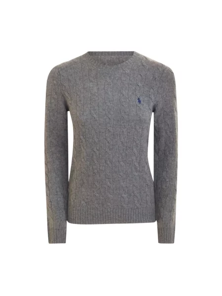 Sweter Ralph Lauren wełniany szary