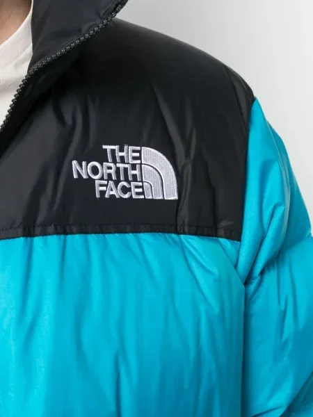 Geacă cu puf The North Face albastru