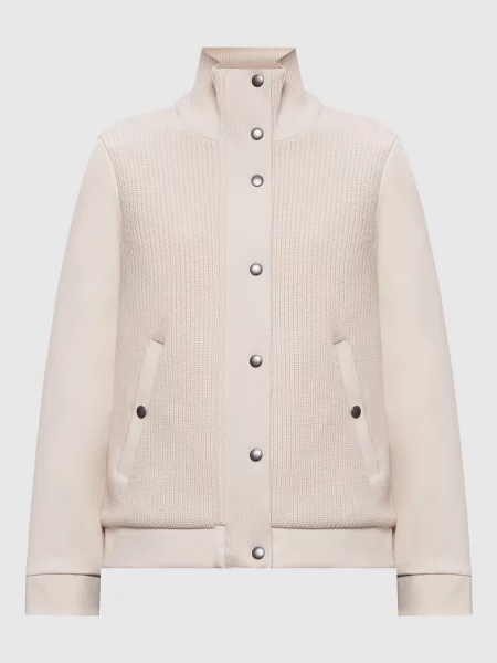 Куртка з вовною Woolrich бежева