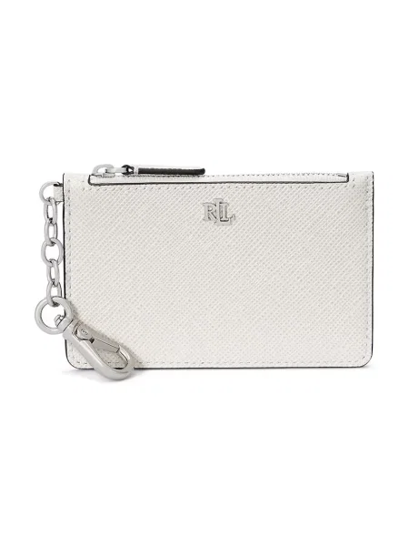 Кожен портфейл Lauren Ralph Lauren бяло