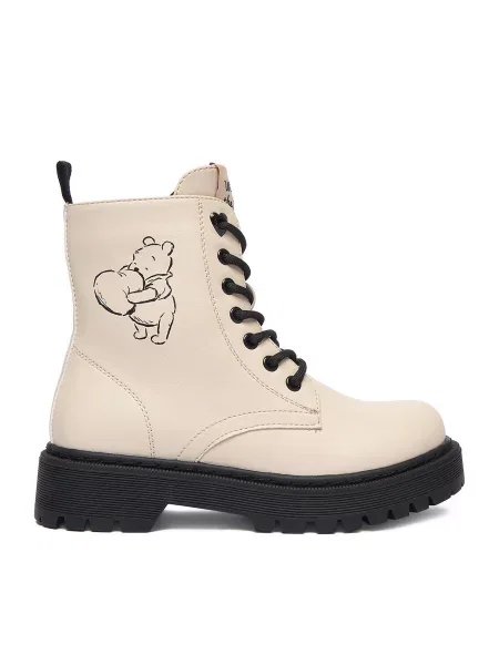 Kotníková obuv Winnie The Pooh Krémová