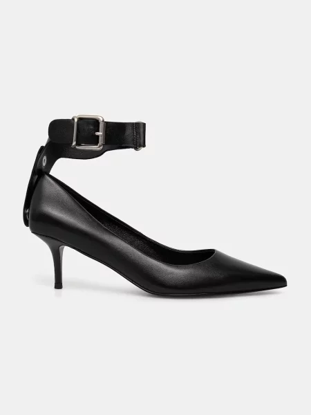 Кожаные туфли Answear.lab черные