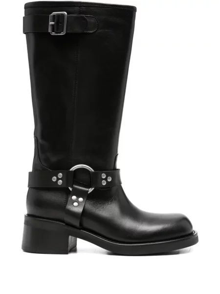 Botine P.a.r.o.s.h. cu cataramă cu tepi negru