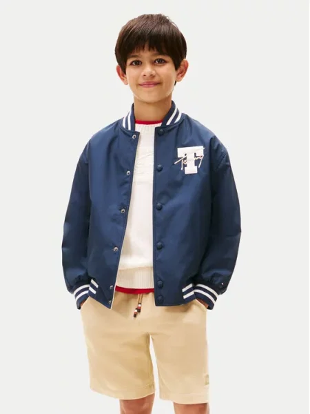 Tommy Hilfiger Kurtka bomber granatowy