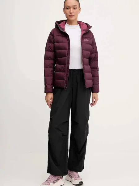 Jack Wolfskin kurtka sportowa puchowa Nebelhorn fioletowy