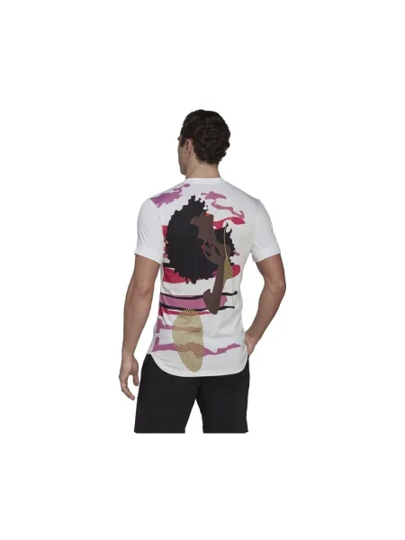 Póló Adidas nyomtatás fehér