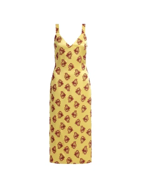 Rochie midi Markarian galben
