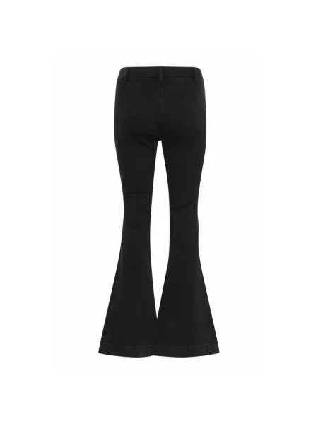 Jeansy My Essential Wardrobe z wysoką talią czarne