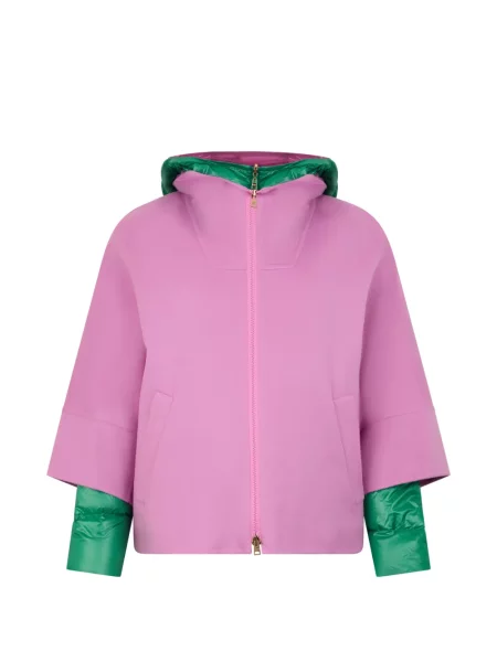 Jachetă cu glugă Herno cu glugă roz
