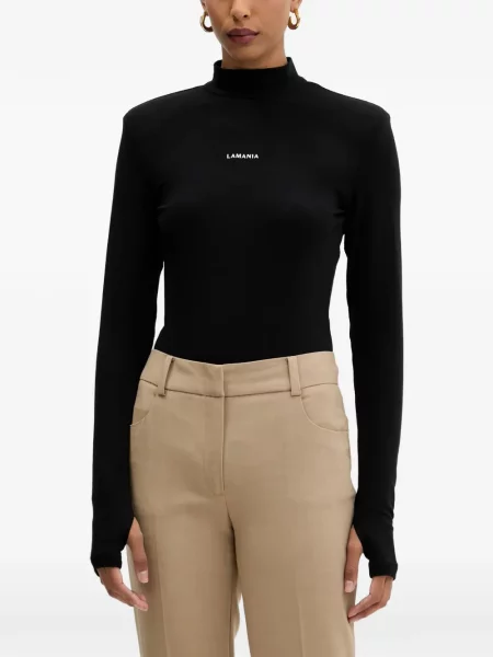 Top La Mania cu imagine negru