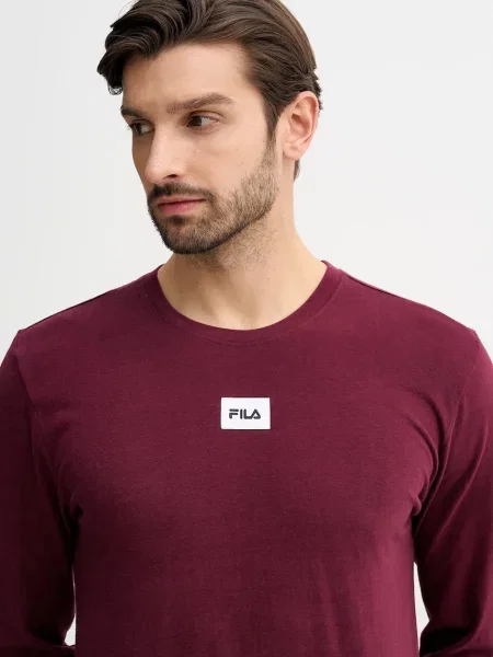 Піжама Fila однотонна бордовий