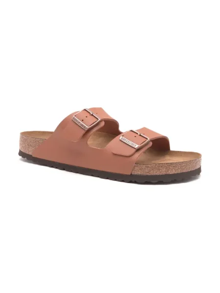 Birkenstock Șlapi Arizona SFB BF cu adaos de piele soft footbed maro