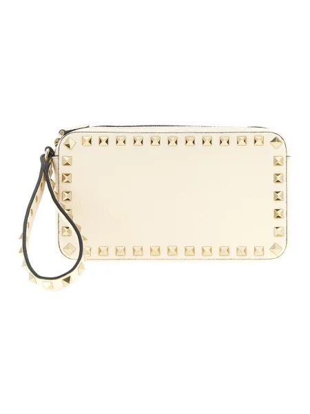 Kopertówka Valentino Garavani skórzana biała