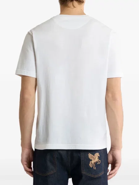 Tricou Etro cu autograf alb