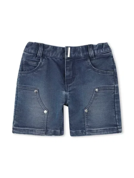 Szorty jeansowe dziecięce Givenchy niebieskie