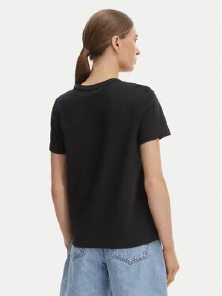 Klasična majica Calvin Klein Jeans kratki rukavi crna