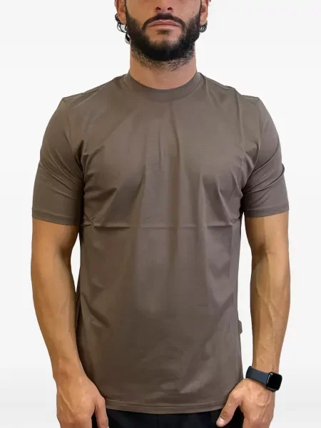 Tricou Yes London scurt maro