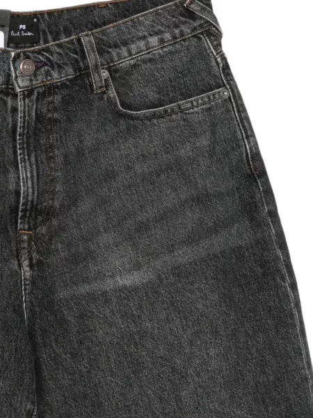 Pantaloni scurți din denim Ps Paul Smith negru