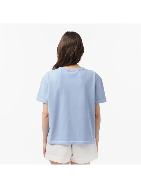 Футболка Lacoste голубая