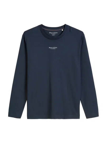 Marc O'Polo Majica z dolgimi rokavi Mornarsko modra