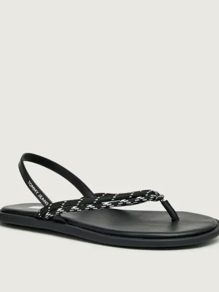 Tommy Jeans Sandale negru