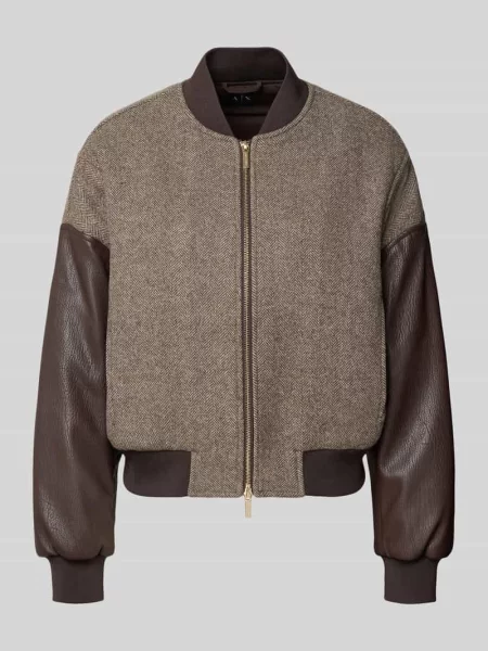 Bluza w skórzanym wyglądzie Armani Exchange