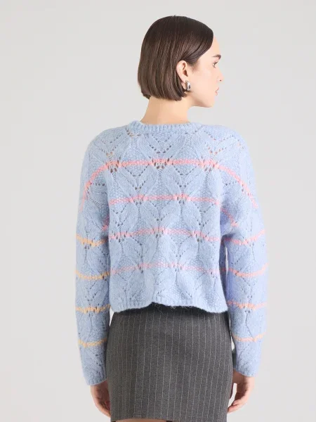 VERO MODA Megztinis VMNew Hatty šviesiai / geltona / šviesiai žalia / pastelinė oranžinė mėlyna