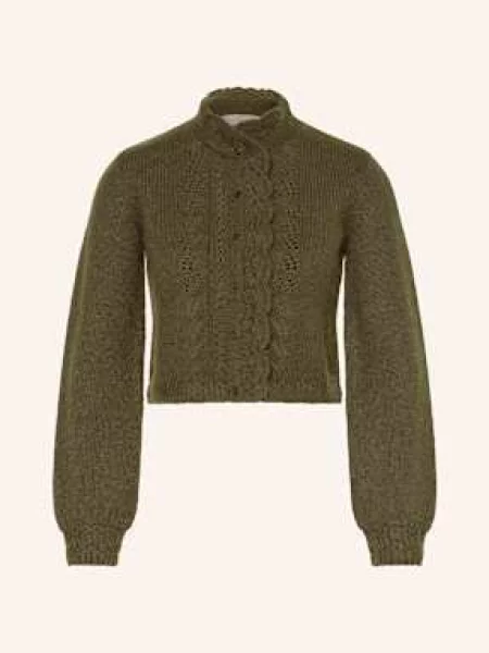 Johann & Johanna Sweter Rozpinany Z Dodatkiem Moheru gruen
