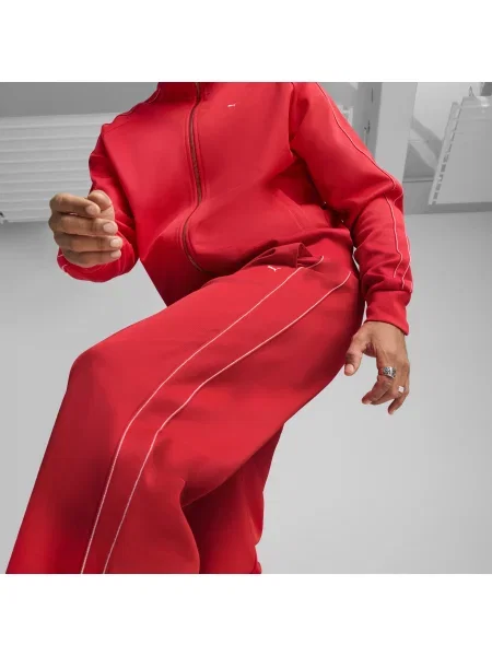 PUMA spodnie dresowe T7 Odzież L czerwony