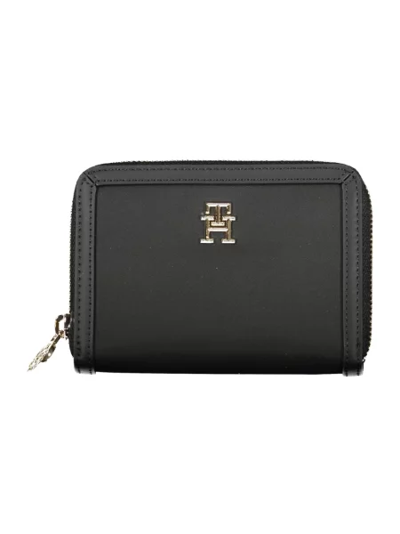Duży portfel Tommy Hilfiger elegancki czarny