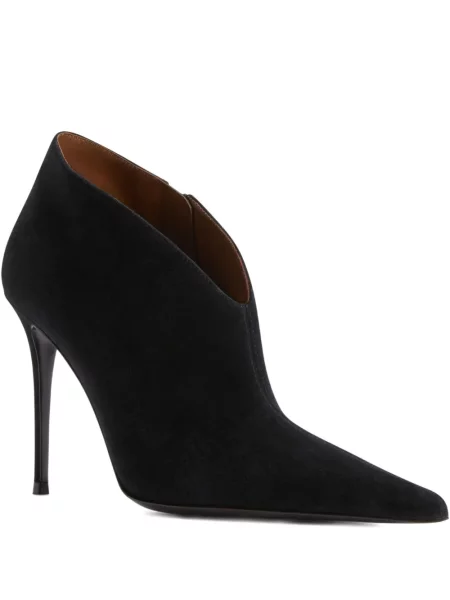 Pantofi cu toc Giuseppe Zanotti din piele de căprioară negru