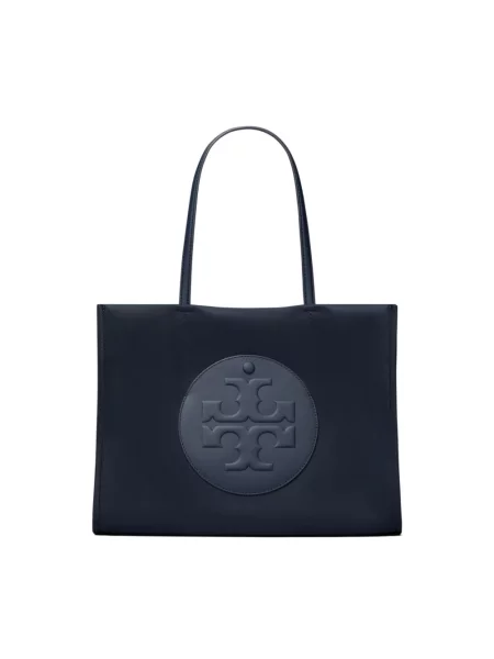Shopperka Tory Burch niebieska