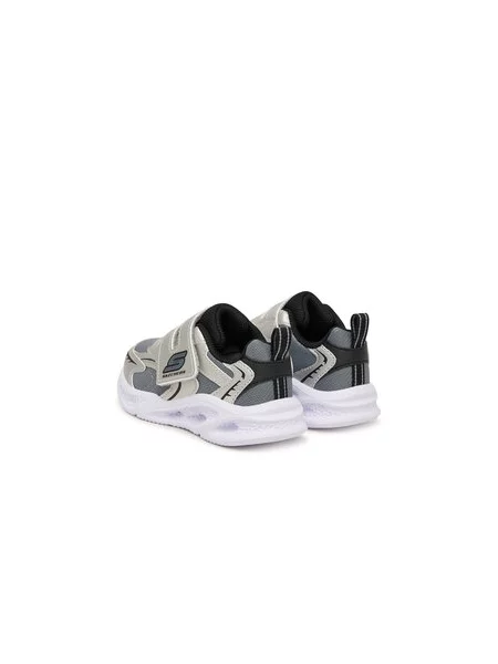 Superge Skechers Meteor-Lights Glow Srebrna