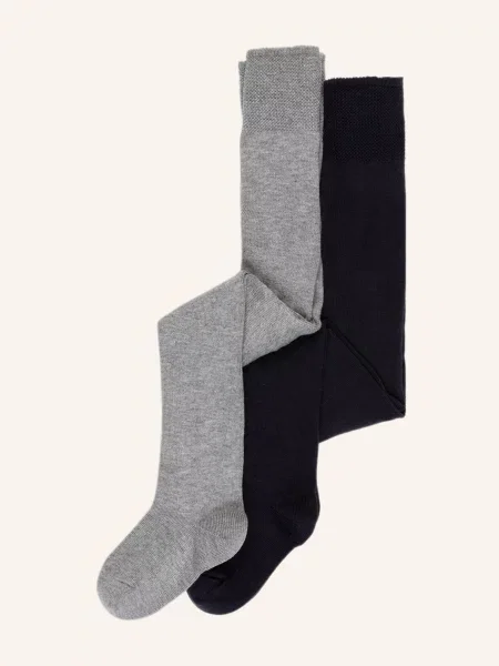 FALKE Punčocháče námořnická modř šedá