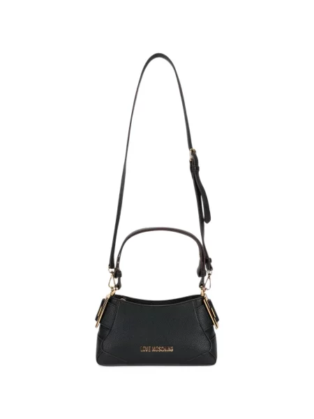 Torbica Love Moschino s autogramom crna