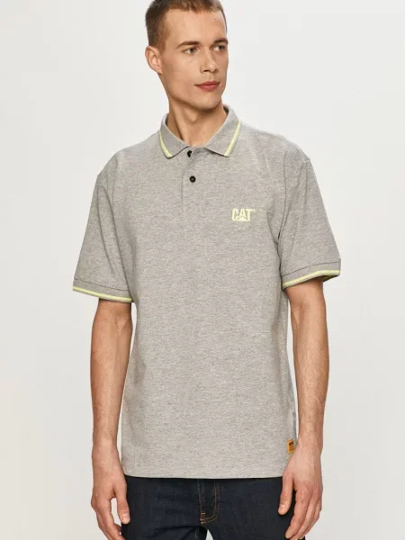Caterpillar Polo tričko šedé