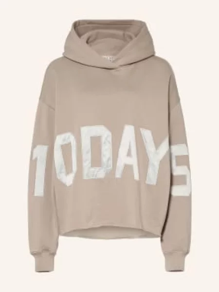 Oversized Mikina S Kapucí / světle šedá béžová