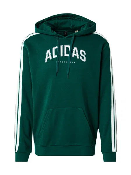 ADIDAS SPORTSWEAR Sportinio tipo megztinis žalia balta