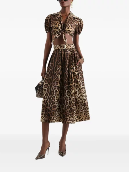 Cămașă Dolce & Gabbana cu imagine din poplin