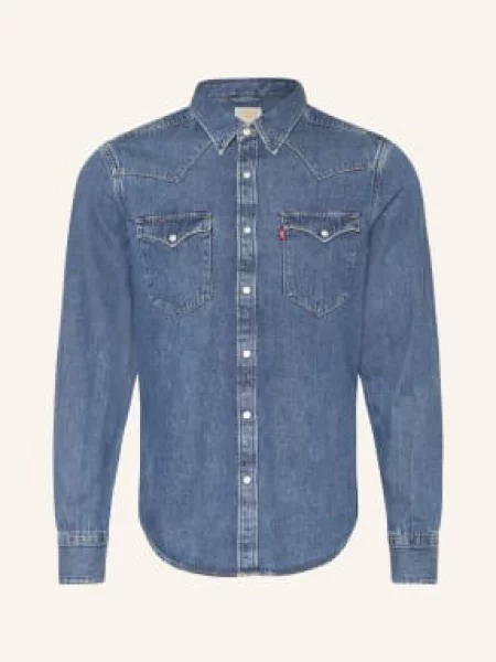 Levi's® Koszula Dżinsowa Barstow Western Standard Fit blau niebieska